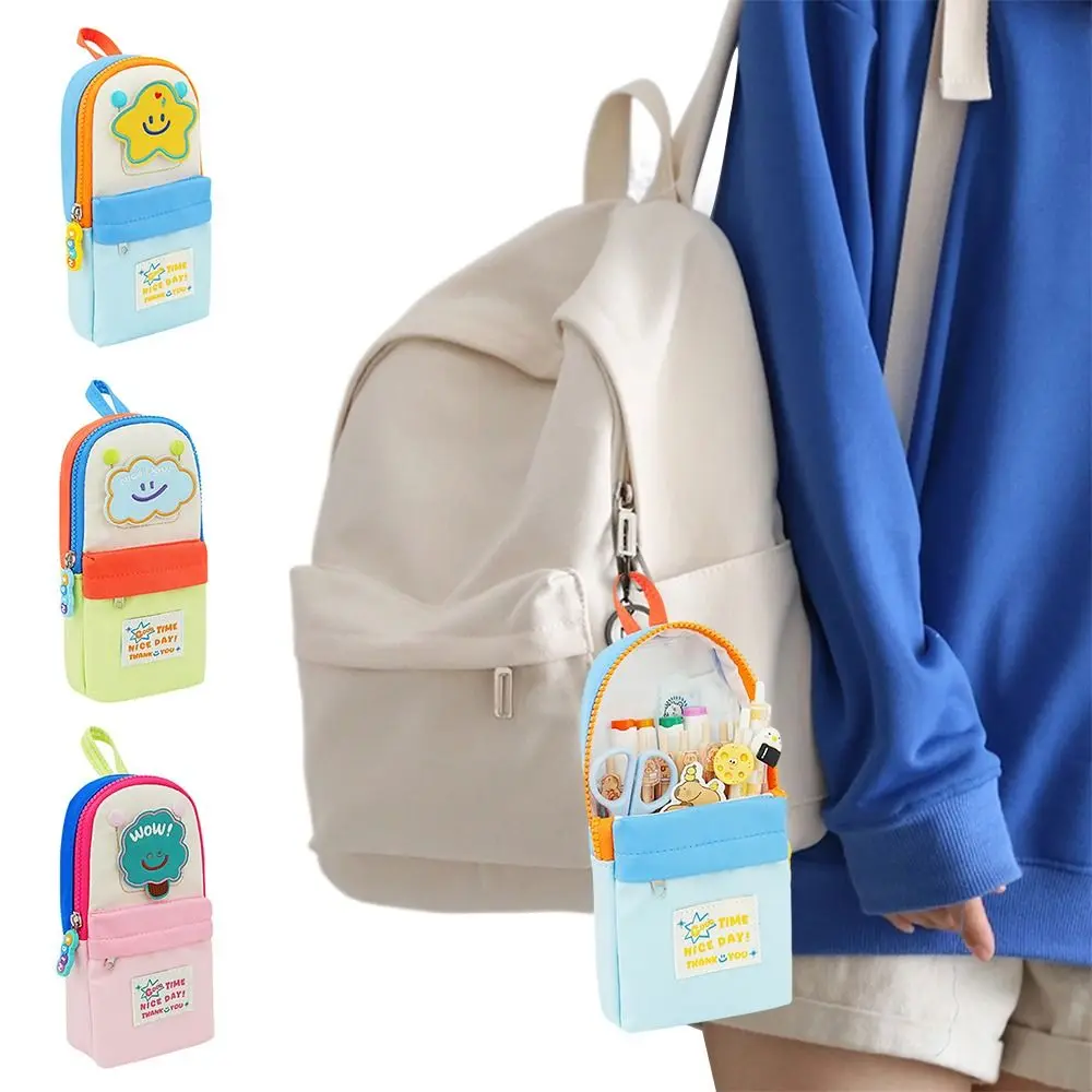 INS Cloud Design pennenzak Multifunctionele briefpapiertas met grote capaciteit Penbox Schoolkantoor