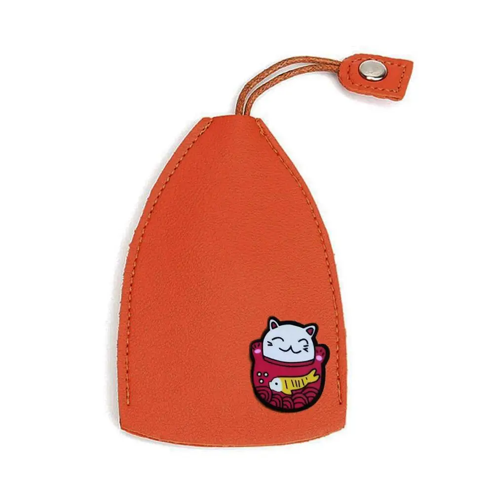 Pull Type Key Holder For Keys Unisex Keychain Pouch Cute Wallet Mini Car Key Case Cartoon Rabbit Cat Key Box Leather Key Ho L0V9