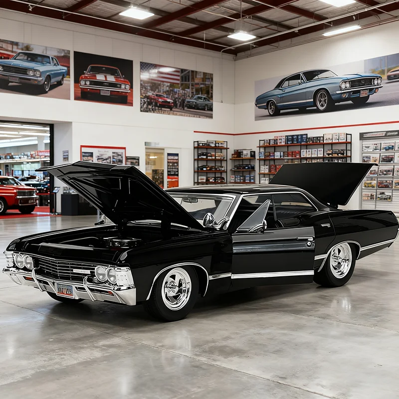 JADA 1:24 IMPALA SS SPORT SEDAN 1967 Alloy Car Diecasts & Toy Vehicles Car Model Miniature Scale Model Car For Children