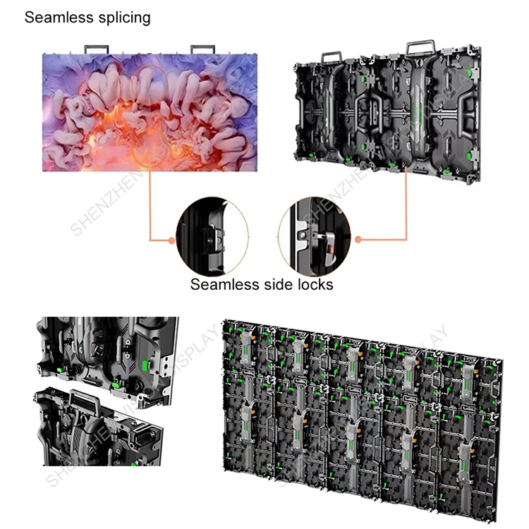شاشة LED داخلية كاملة الألوان تأجير جدار الفيديو 500*500 مللي متر P2.604P2..976P3.91P4.81 لمرحلة الكنيسة بدقة 4K IP65 #5