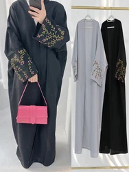 Ramadan Eid Dubai Farfalla Luna Cuore Fiore Abaya Islam Kimono musulmano Khimar Kebaya Caftano Djellaba Donna Robe Femme Musulmane