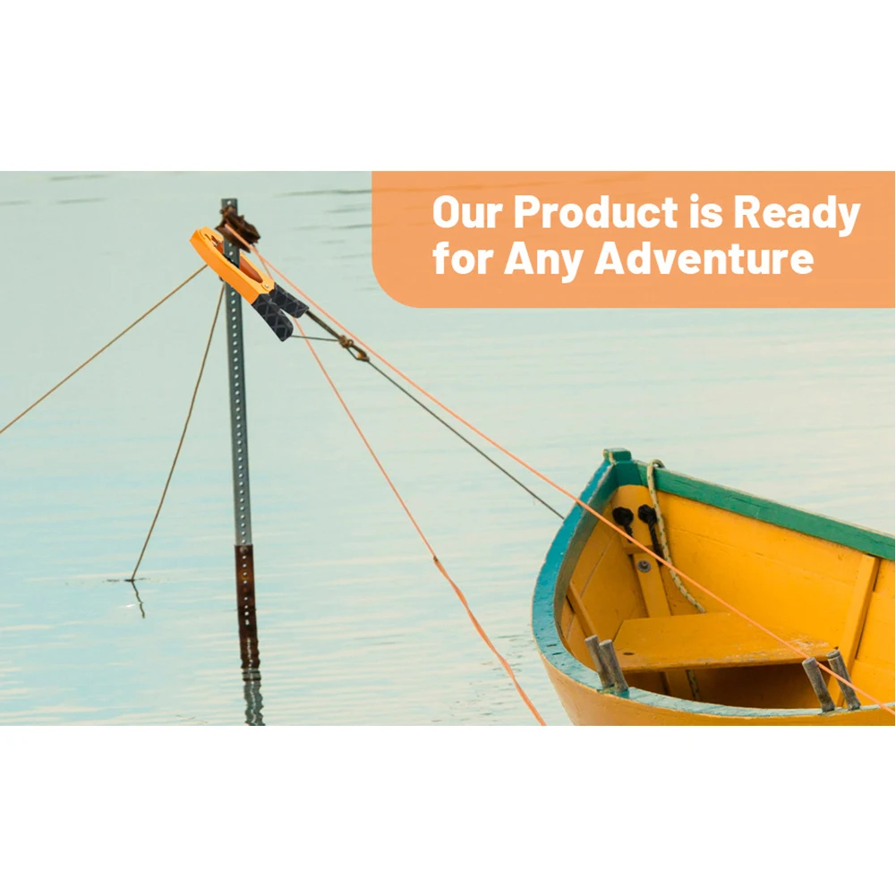 Portable For Kayak Anchor Gripper with Alloy Grip Mount and Metal Buckle Clamp for Secure Anchoring on Rivers Lakes and Streams