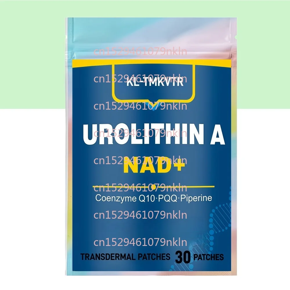 

30 Patches Urolithin A Transdermal Patches with NAD+, CoQ10 & PQQ Support Vitality and Healthy Aging for Men and Women