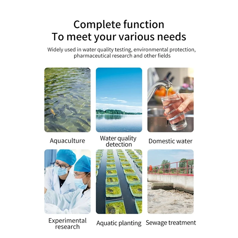 Portable PH Meter AE8601 PH Tester Detector Used in Water Quality Testing Environmental Protection Range 0.0-14.00-VVBC