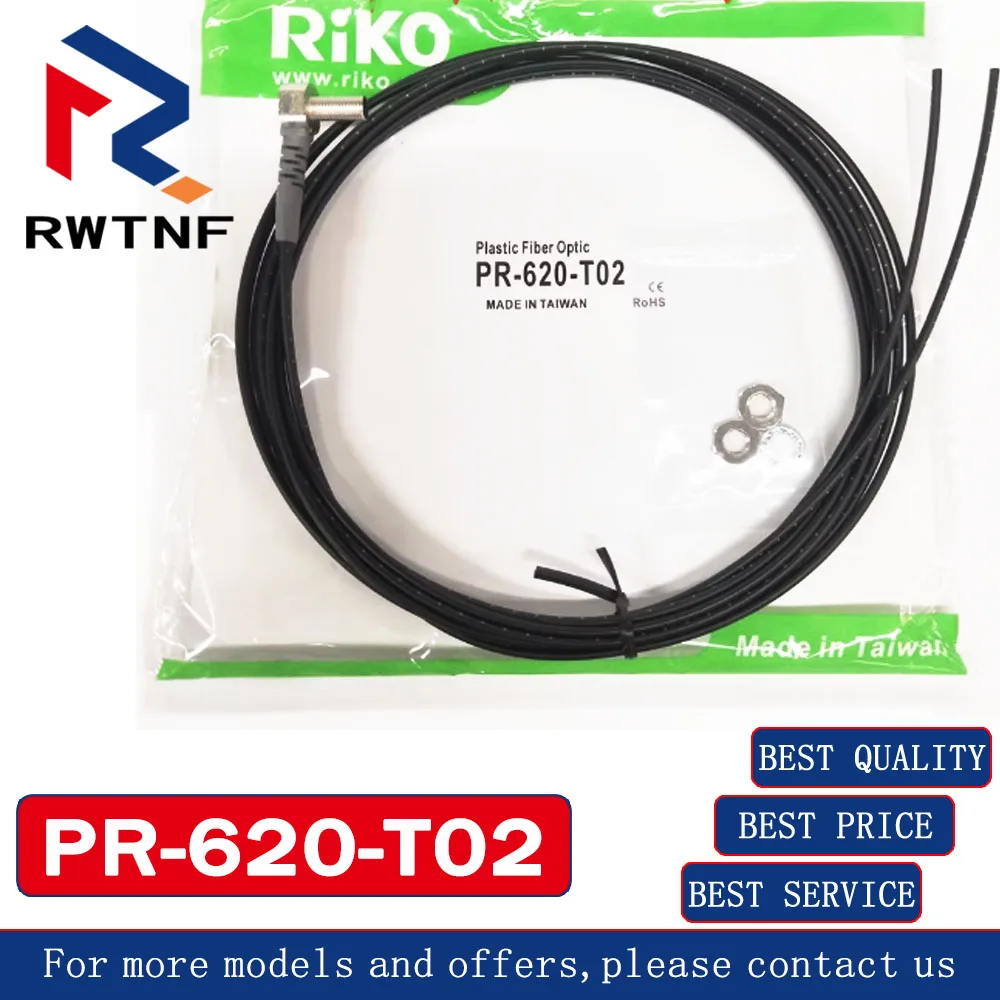 Brand New Genuine PR-620-T02 RIKO Reflective right-angle L-shaped fiber optic sensor,100% original warehouse stock