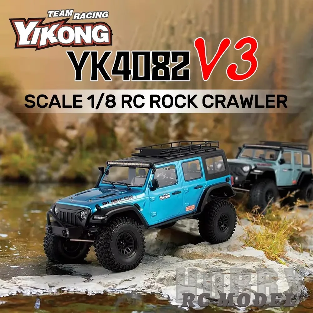 NEW YIKONG YK4082 V3 1/8 Rock Crawler RC Simulated Electric Remote Control Model Car Rock Crawler Vehicle Adults Children Toy