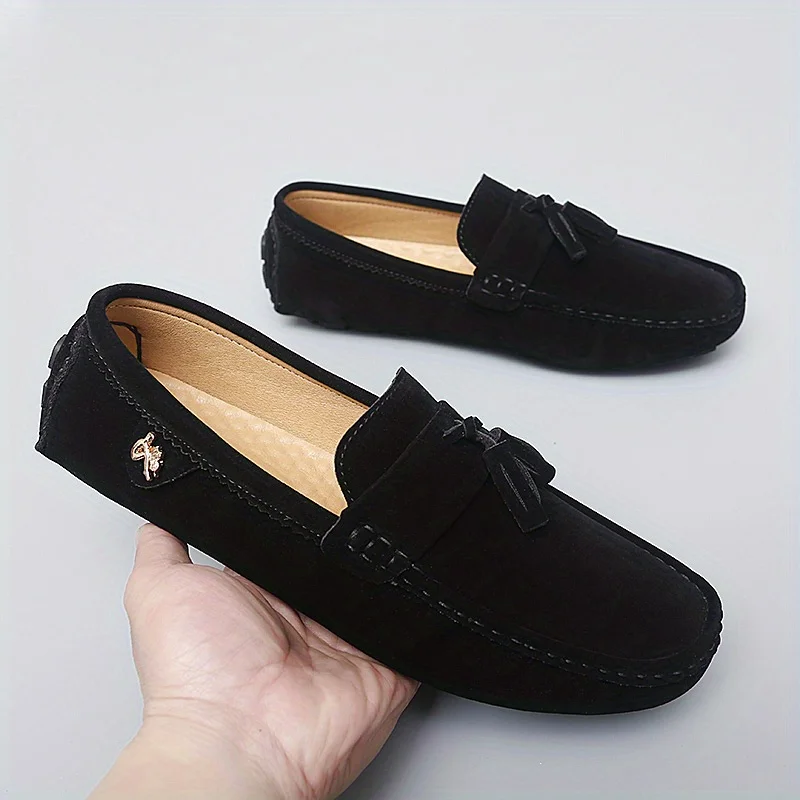 Men Casual Shoes Luxury Brand 2023 Mens Loafers Moccasins Breathable Slip on Black Driving Shoes Plus Size 35-48  Designer Shoes