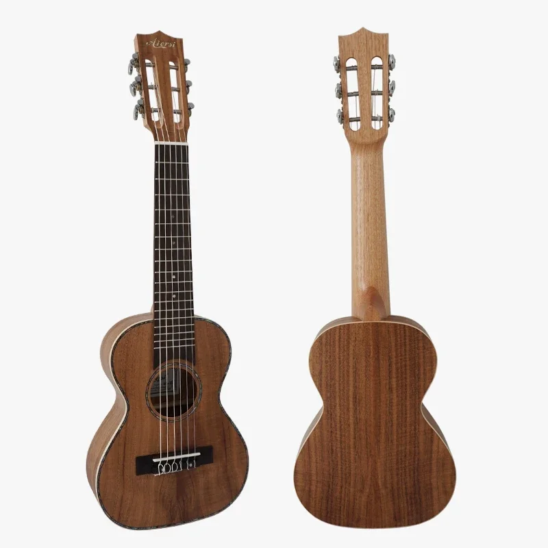 28 Inch 6 Sring Small Size Koa Body Portable Travel Hawaii mini Ukelele Guitar