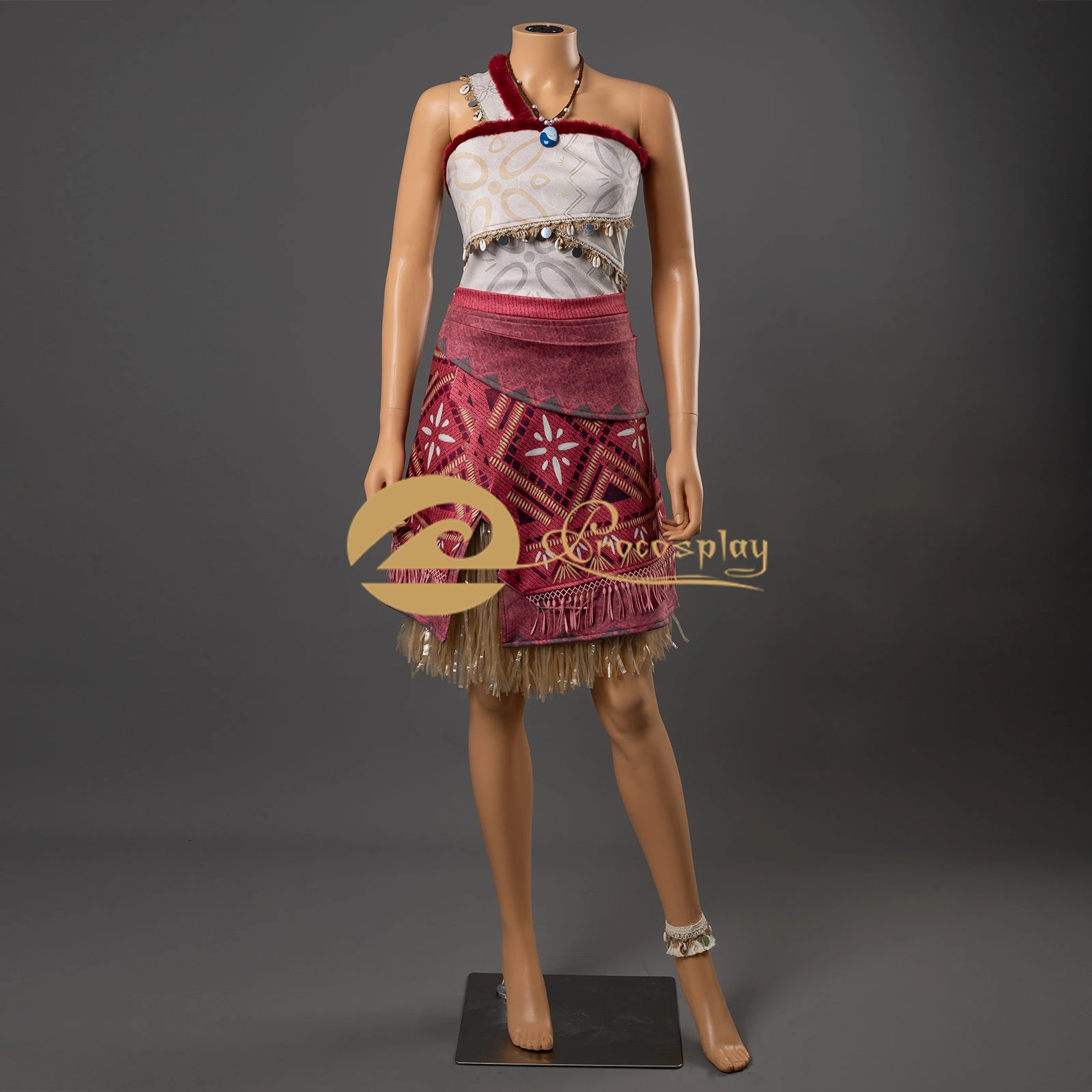

Moana Cosplay Costume Top Skirt Outfit for Women Halloween Party