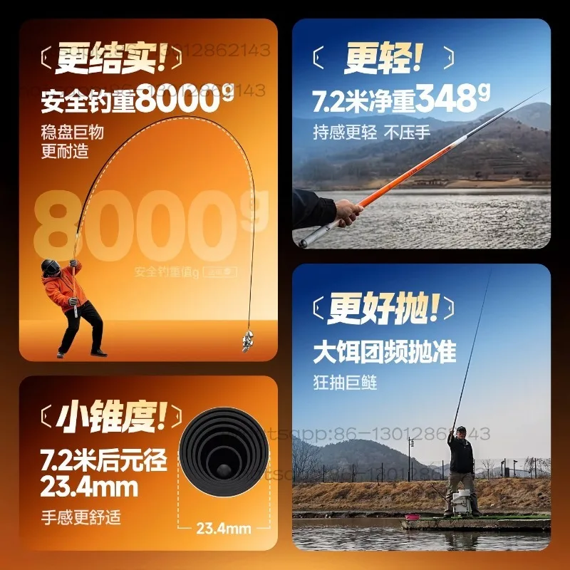 The third generation of rebar fishing rod is suitable for lightweight and large objects,giant silver carp andcarp,