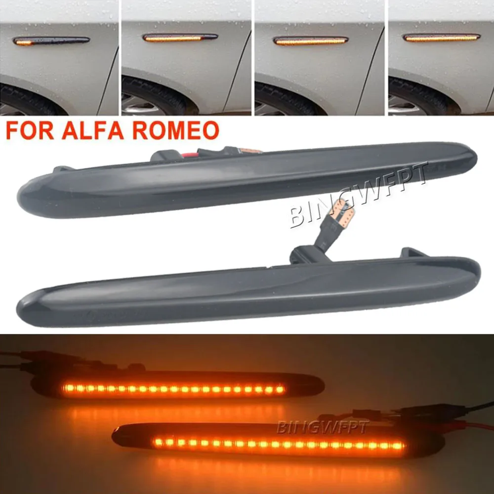 Dynamic Blinker LED Turn Signal Light Side Marker Indicator Lamps For Alfa Romeo Giulietta 940 Veloce 2010-2021 Sprint 2010-2016