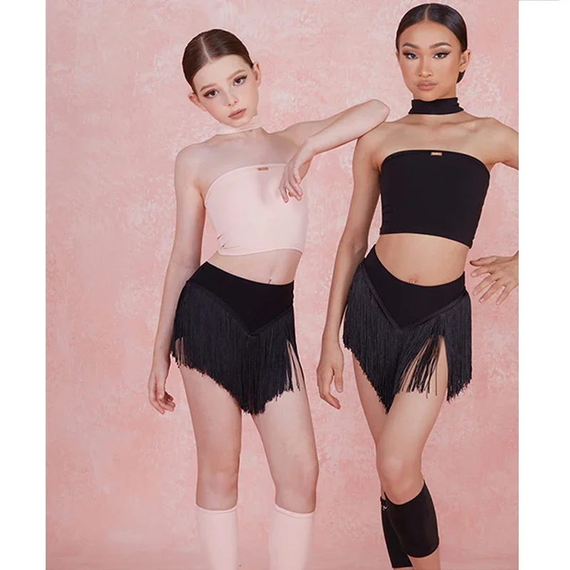 أغطية الساق الرياضية للفتيات ملابس الرقص اللاتينية اكسسوارات تشا تشا رومبا التدريب الساق غطاء مرن حماية العجل DNV20723