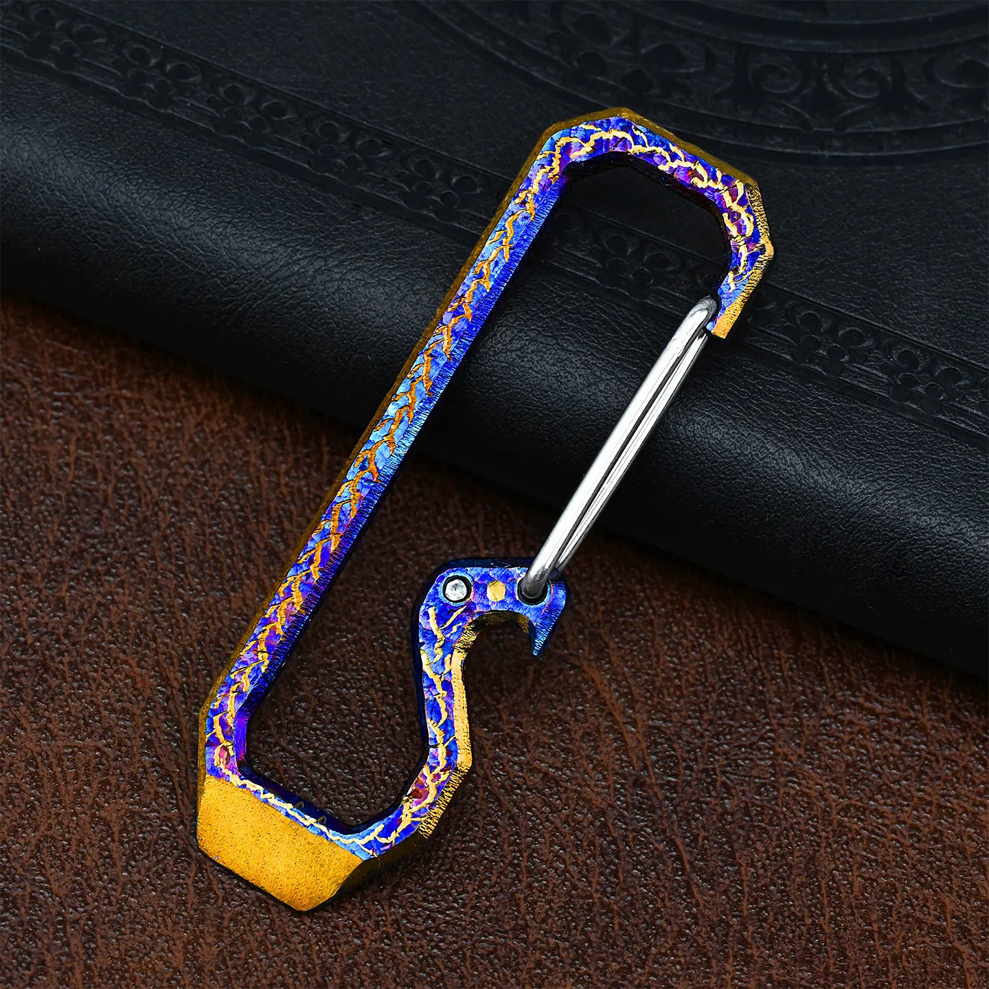 Star Sky Limited Edition Titanium Alloy Key Chain Multi-Function Car Lightning Men's Pendant Key Chain EDC