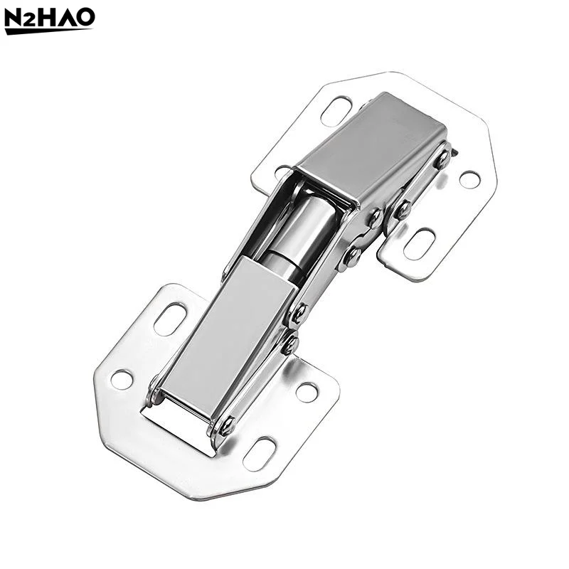 2Pcs Stainless Concealed Kitchen Cabinet Hinges Camper Car Door Support Furniture Hardware Supplies Hidden Hinges