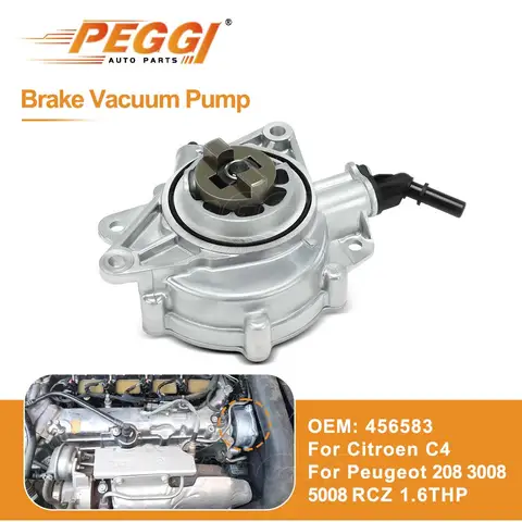미니 쿠퍼 R56 R57 R58 R60 R61, 푸조 3008 308CC 508 시트로엥 C4L 1.6T용 엔진 브레이크 진공 펌프 (456583 11667586424) 미니 쿠퍼 R56 R57 R58 R60 R61, 푸조 3008 308CC 508 시트로엥 C4L 1.6T용 엔진 브레이크 진공 펌프 (456583 11667586424)