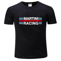 New t shirt black tops for men Williams Martini Racing New Men's Shirt Short Sleeves Summer summer teeshirt plus size