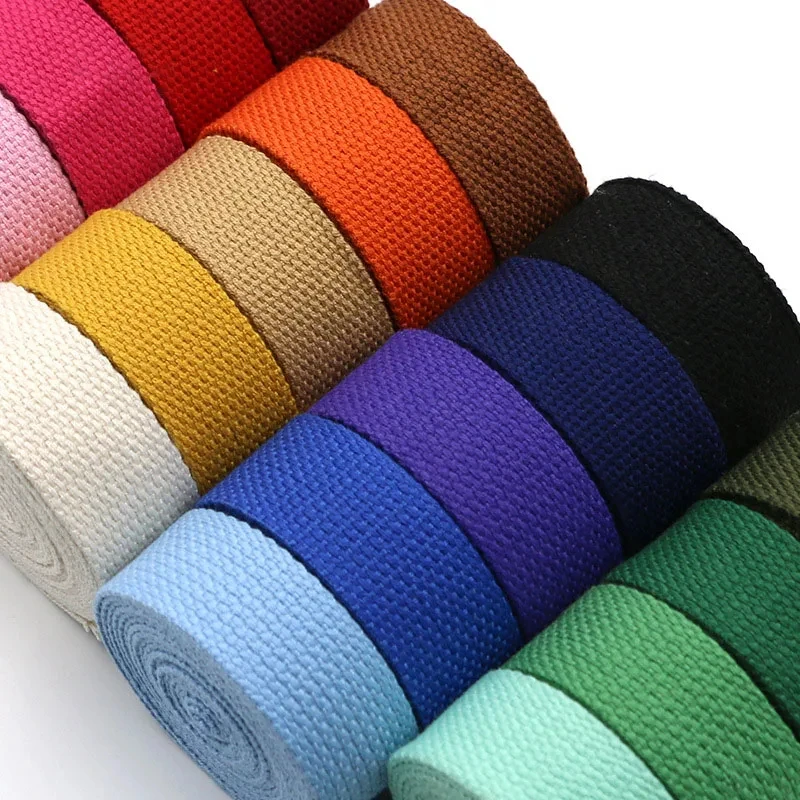 5M Cotton Webbing Suspenders Craft Supplies DIY Decorative Sewing Fabric Crafts Nylon Webbing Pet Rope Backpack Accessories