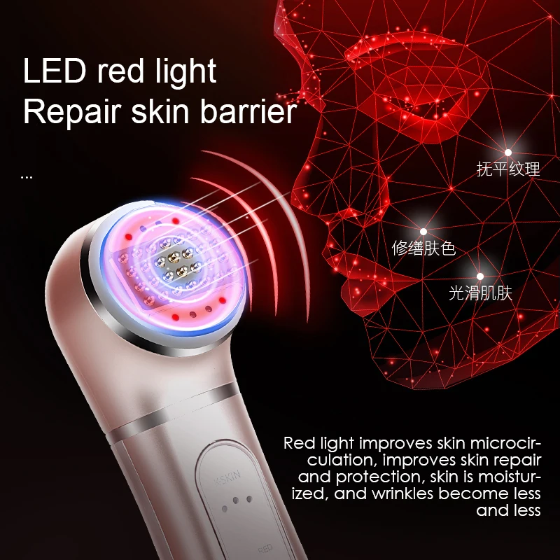 K-SKIN Facial Microcurrent Electric Skin Care Massager EMS RF Multifunctional Facial Massage Device Clean Face Skin Tighten Face