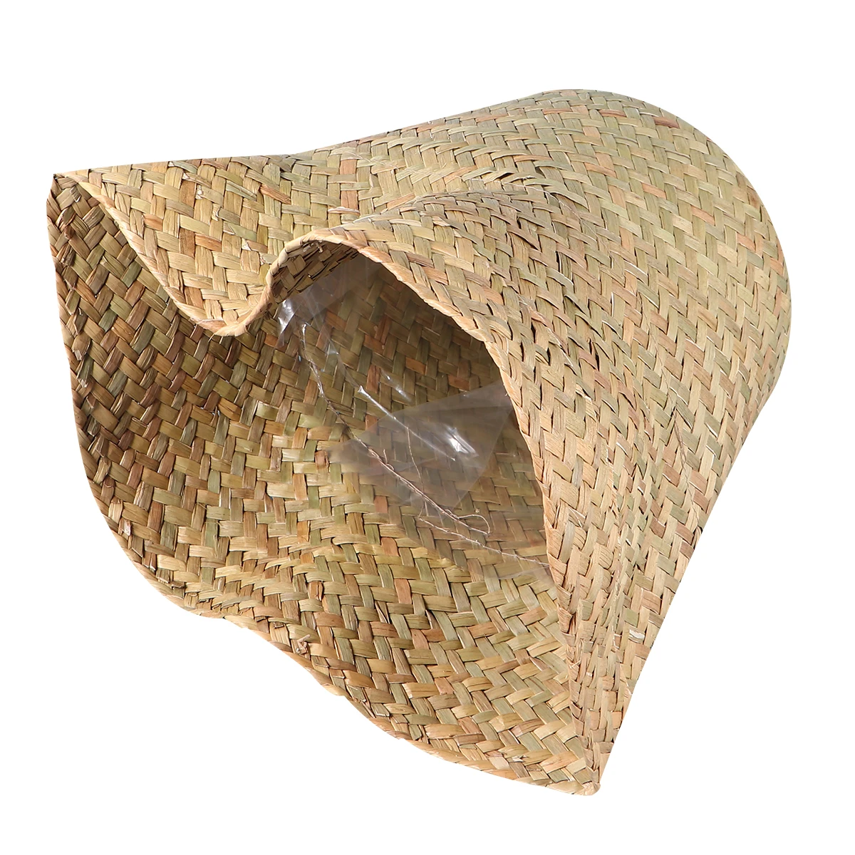 

1Pcs Handmade Woven Flower Basket Pastoral Style Decorative Pot for Balcony Living Room Dried Flowers Storage Gift