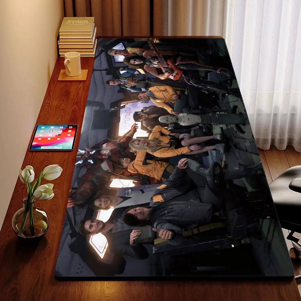 Death stranding 2 na praia mouse pad mousemat xxl acessórios do computador grande teclado portátil mesa almofada o novo produto gamer