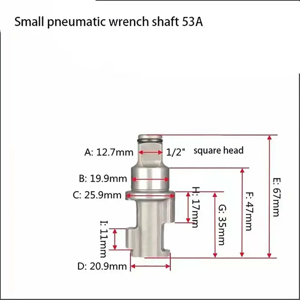 1/2  inch Pneumatic Tools Air Impact Wrench Anvil Driver spindle Axis Hammer block Repair Parts