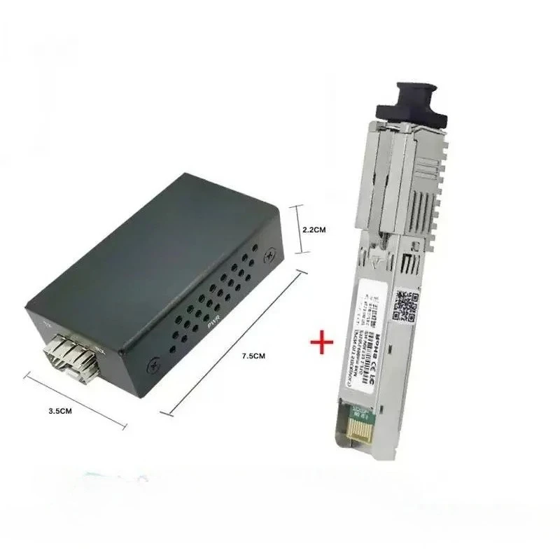 New 2-in-1 Portable Single Port Micro GPON OLT Stick Compatible with 5G 4G Network RJ45 Connector Type sc-upc Fiber