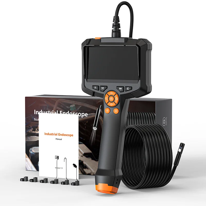 

4.3 inch high definition visual endoscope, industrial pipeline car maintenance boot-ready handheld industrial endoscope