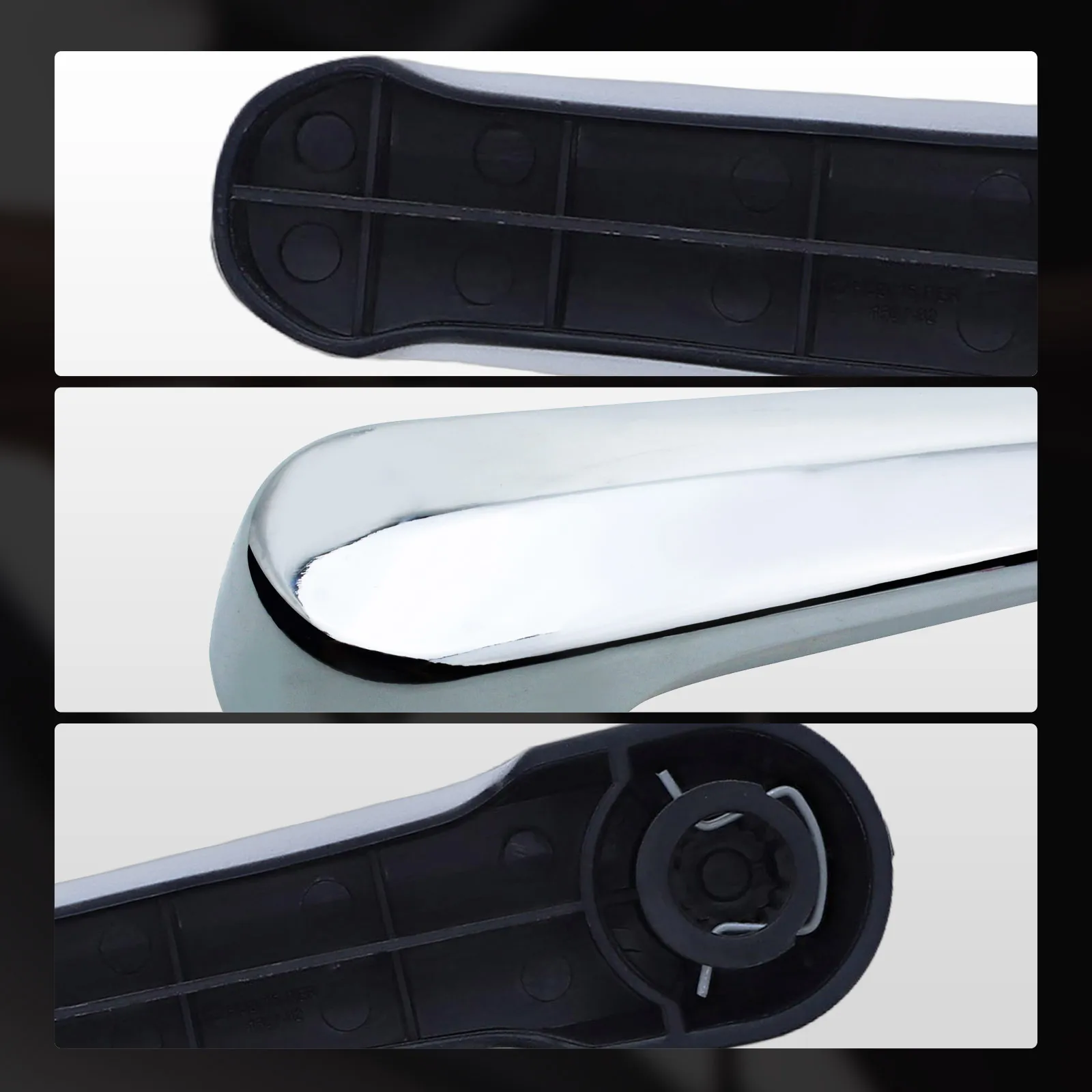A-Premium Rear Driver or Passenger Side Chrome Interior Door Handle for Honda Odyssey 2014-2017