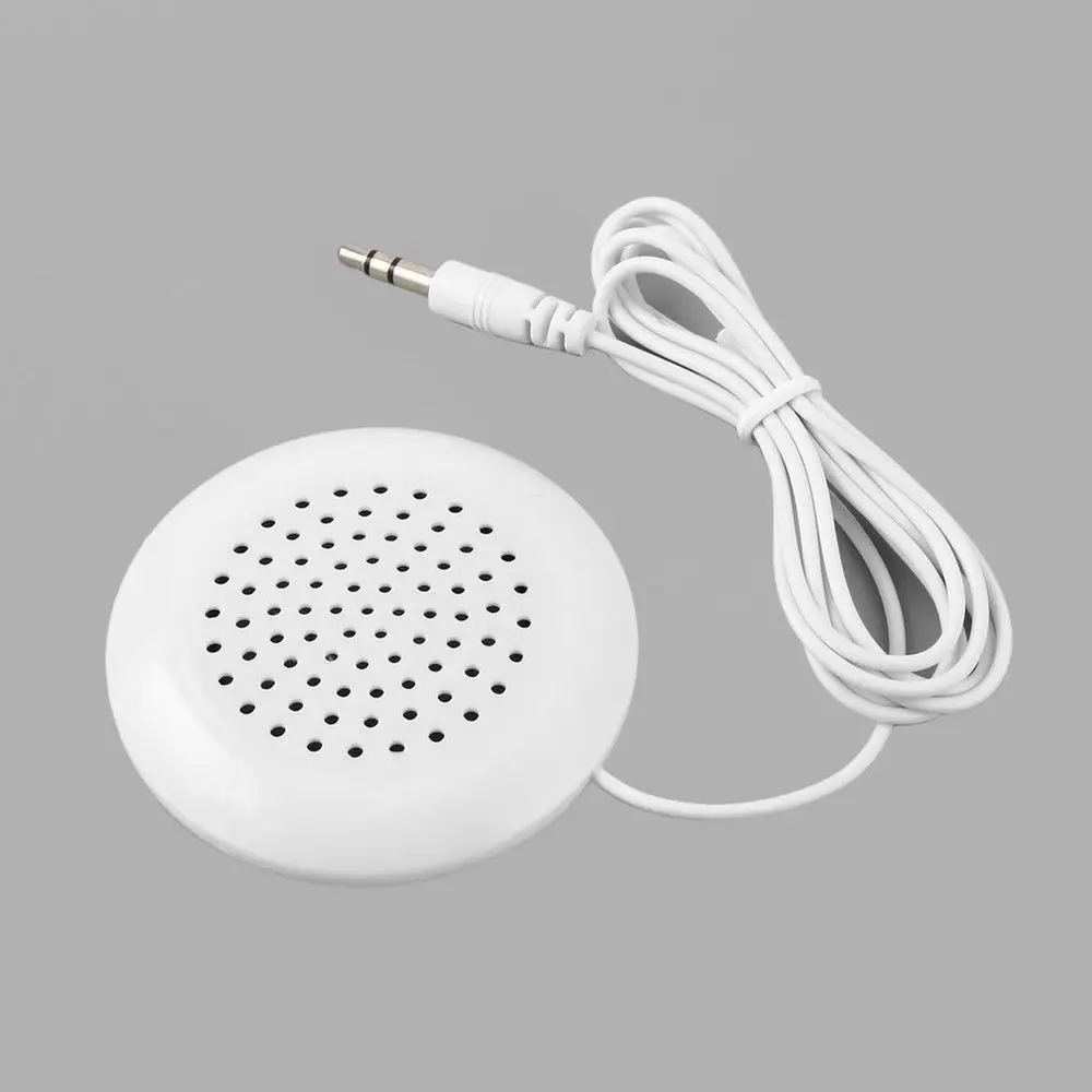 Mini White 3 5mm Pillow Speaker For iPhone iPod CD Radio MP3 Player