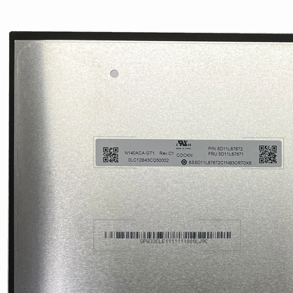 

N140ACA-GT1 2240x1400 100% sRGB IPS 14.0 Inch Laptop Matrix Screen