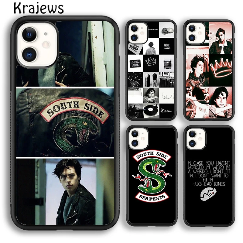 Krajews Riverdale Jughead Jones Woz Here Phone Case For iPhone 16 15 SE2020 14 6 7 8 plus 11 12 13 pro max coque Shell Fundas