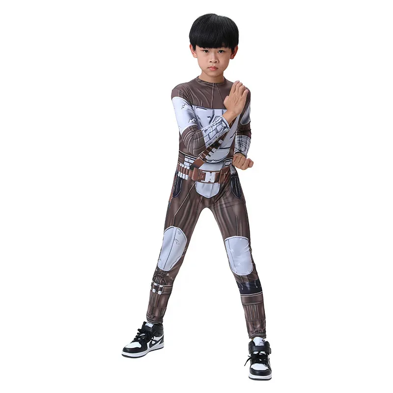 

aa26 костюмы для косплея кинозвезды для детей, комбинезоны для мальчиков и девочек, костюм для Хэллоуина, комбинезон, маска, плащ, полный комплект