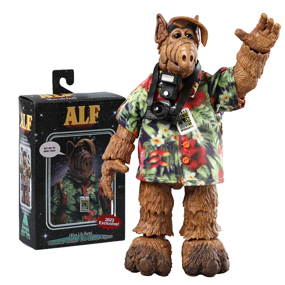 SDCC 2023 NECA Cosmic Con Alf Exclusive Joints Moveable Action Figure Toy