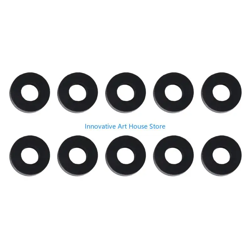 E1PC Molded Rubber Isolation Washer 25 mm Outer Diameter 10 mm Thick 10 Piece Pack for Hardware Installation Service