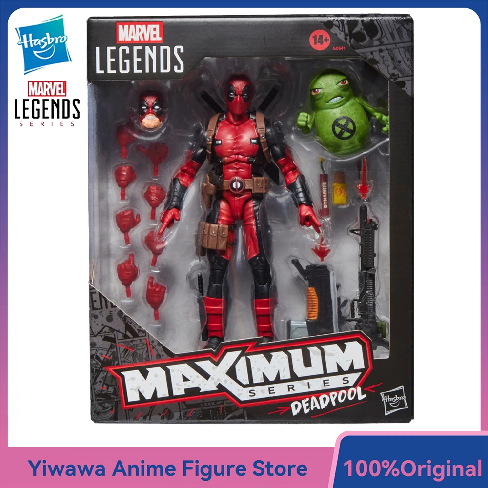 [En stock] Hasbro Original Marvel Legends serie máxima Deadpool & Doop 15cm figura de acción de Anime de lujo modelo juguetes de adorno