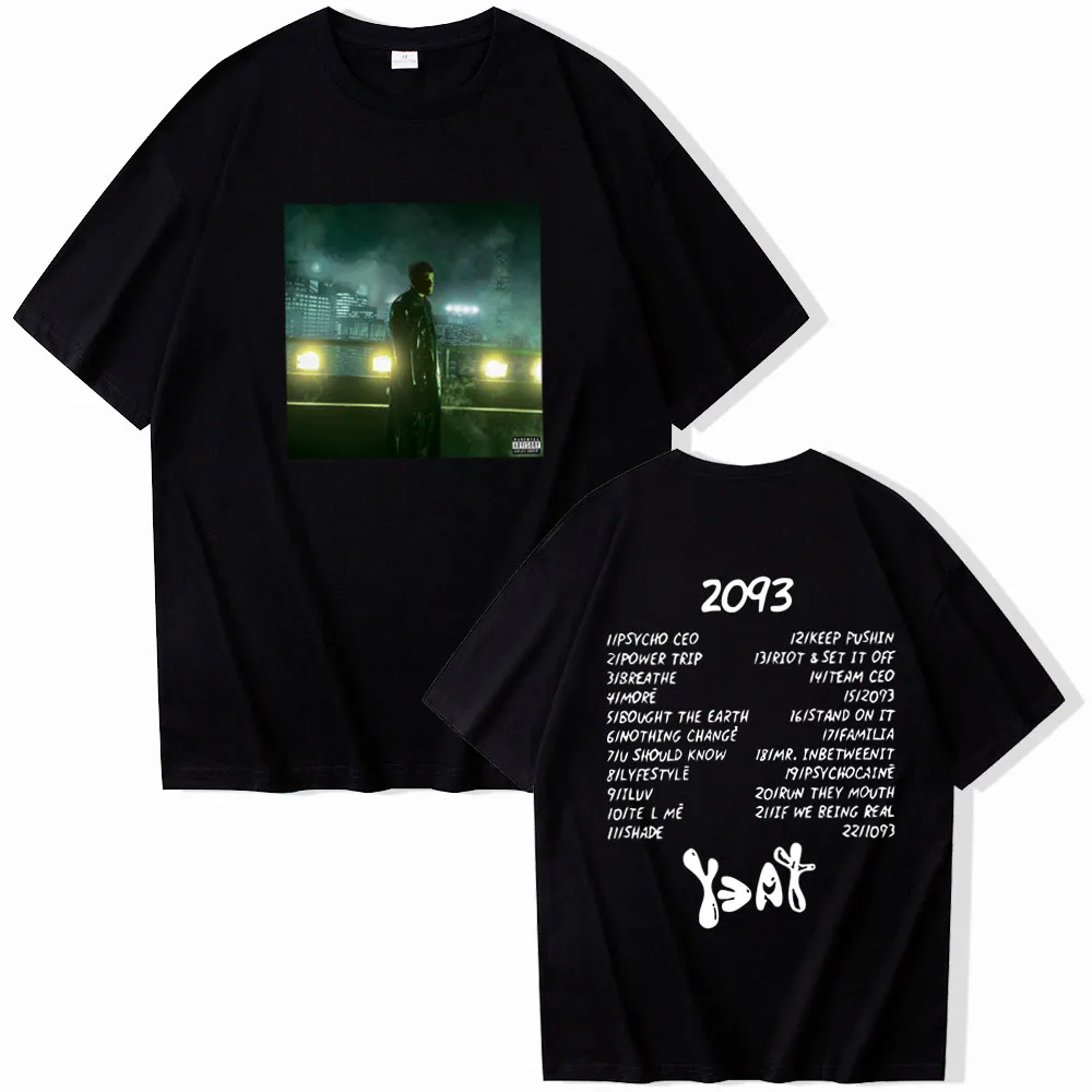 Yeat Shirt Yeat 2093 Album Shirt Yeat Music Tour Gift for Yeat Fan Unisex O-Neck Short Sleeve Shirts