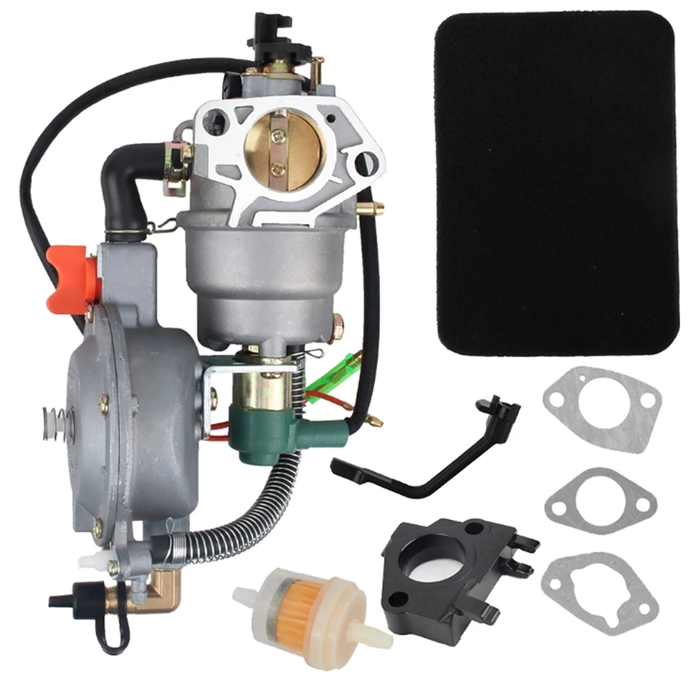 Dual FuelLPG NG Conversion Carburetor Kit For 4.5 KW To 10 KW Generators Or PowerStroke 7500 6000 Watt PS906025 PS906025A