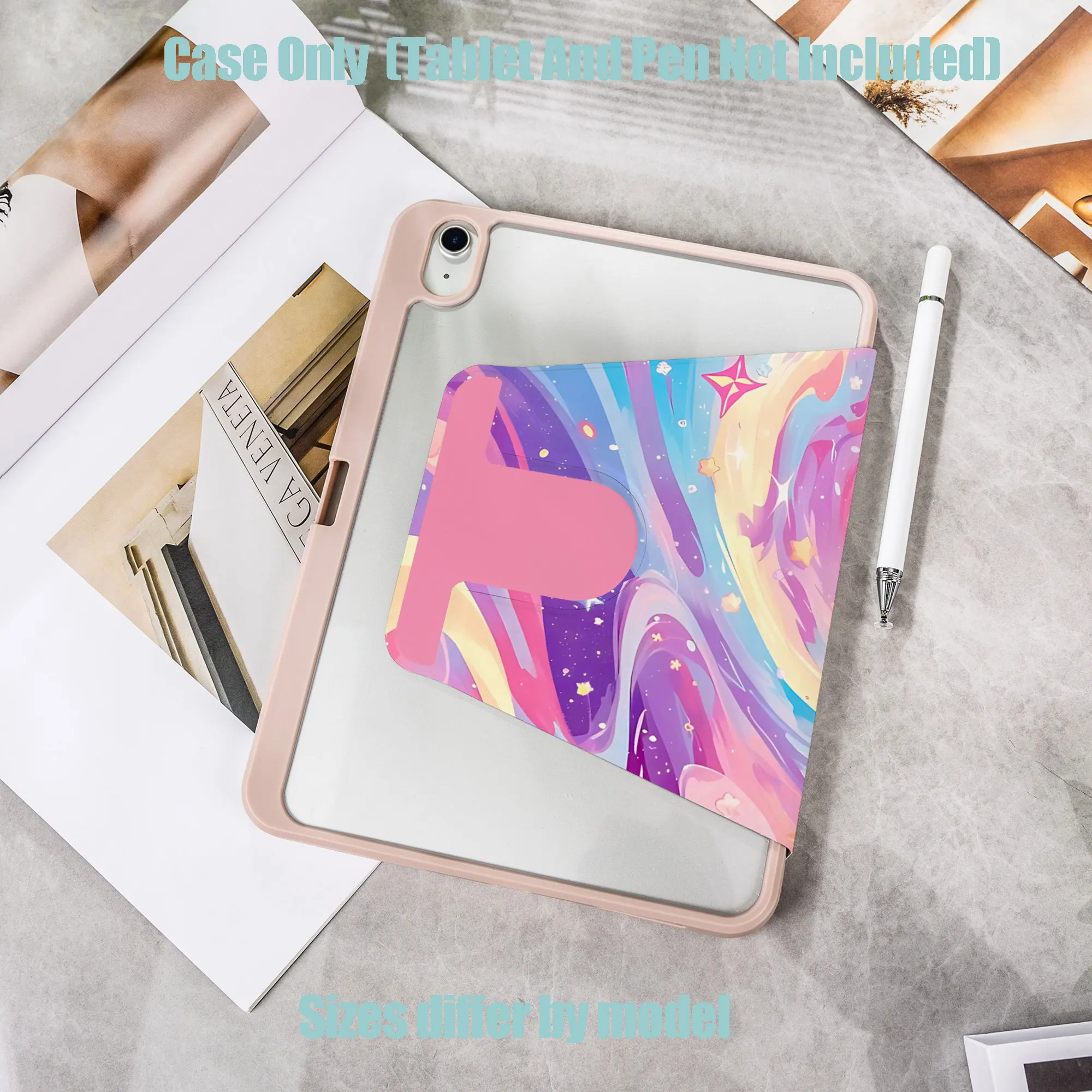Shockproof TPU Tablet Protective Case with Pencil Holder Auto Sleep Wake for Apple /Samsung/Xiaomi/Redmi/Huawei/Honor