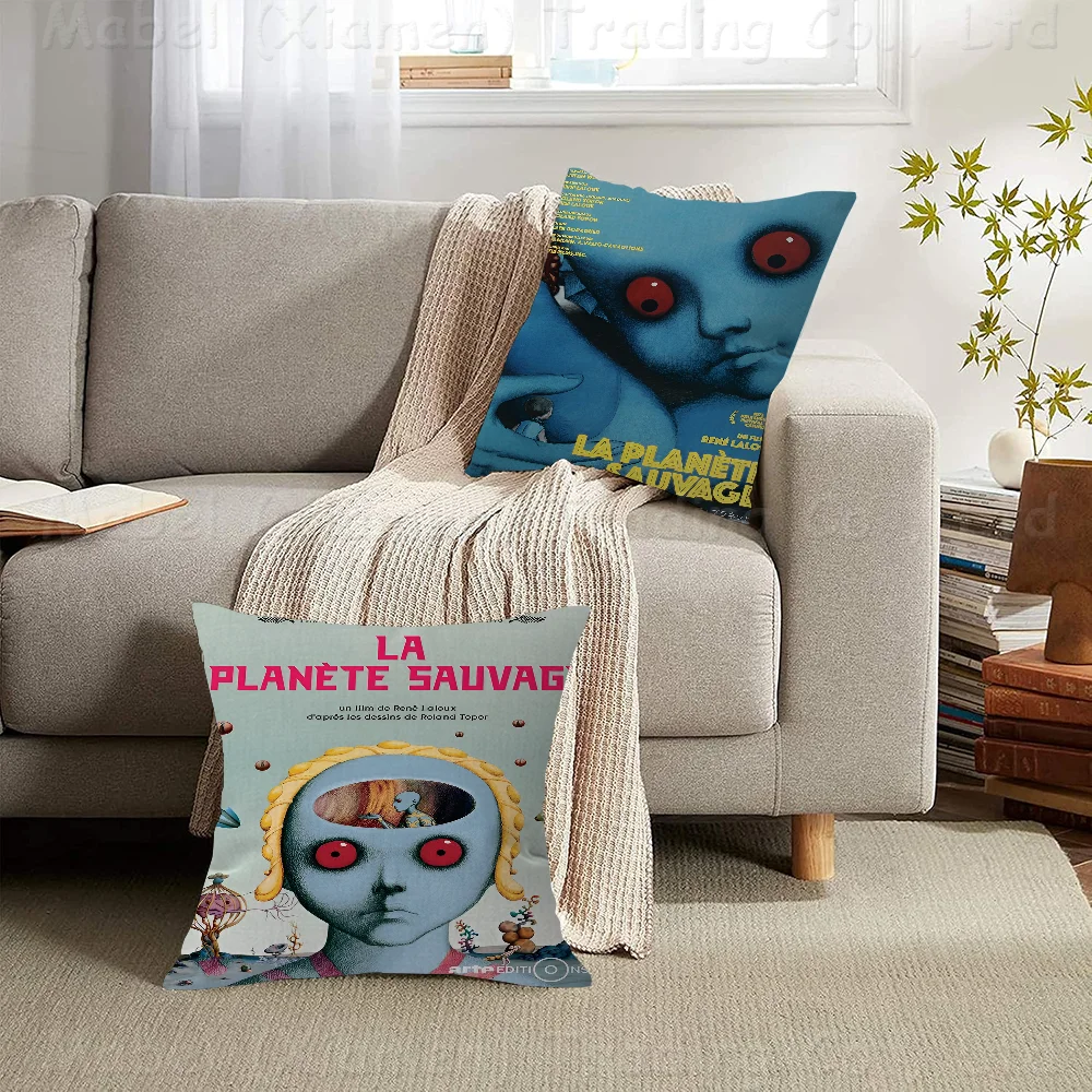 La Planete Sauvage Cushion Cover Pillow Cover Decor Pillowcase Printed Cushion Case For Couch