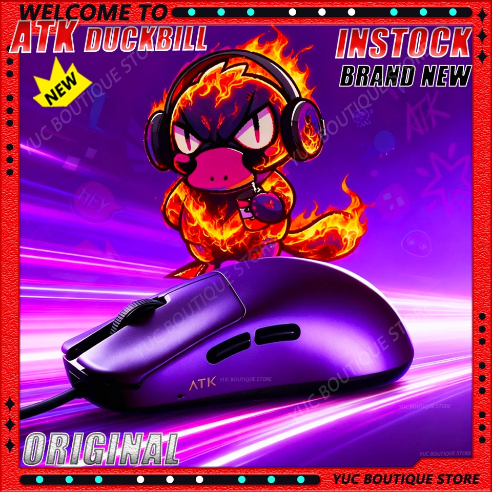 ATK Duckbill ワイヤレスマウス Blazing Sky Duckbill Wireless Gaming Mouse | ATK – ATK Gaming Gear