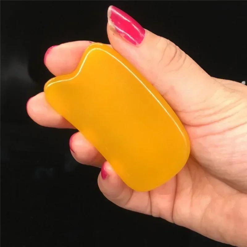 Resin Gua Sha Massage Natural Jade Gua Sha Scraper Board Massage Scrapers Tools for Face Neck Back Body Care Beauty Face