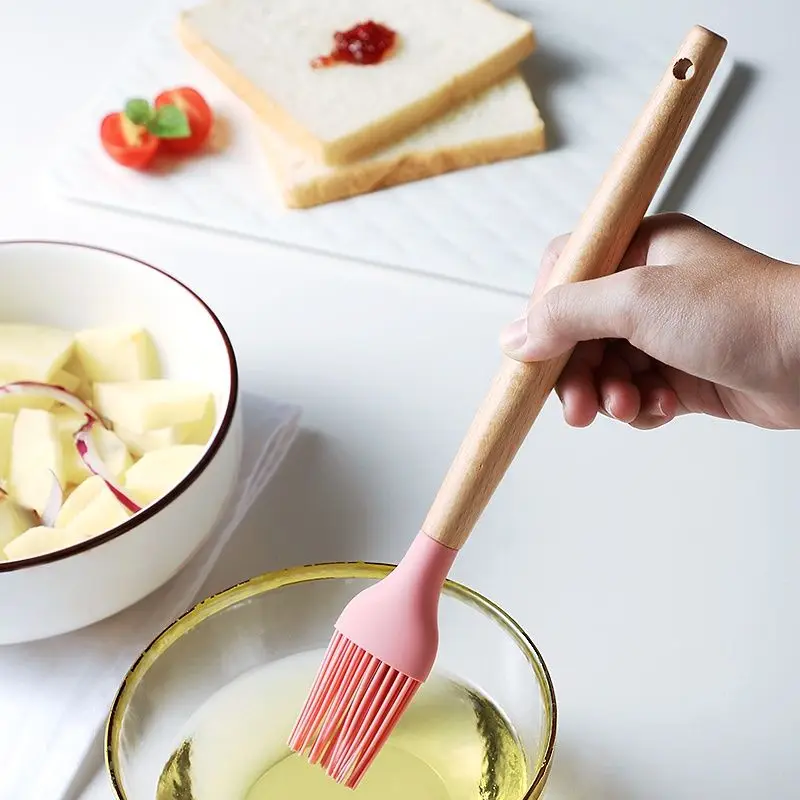 Silicone BBQ Oil Brush DIY Cake Bread Pastry Butter Baking Kitchen Gadgets Portable Barbecue Cooking Tools Grilling Accessories