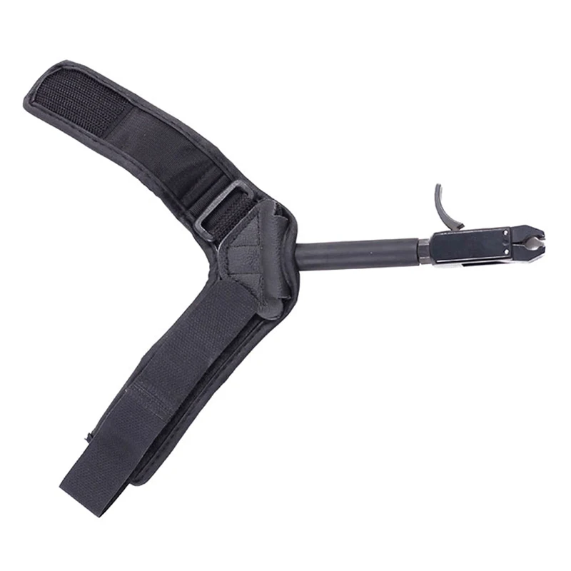 1Pc Bogenschießen Sattel Mitteilung Hilfe Schwarz Farbe Verbindung Bogen Strap Schießen Pro Pfeil Trigger Armband Bogenschießen Bogen – Detail 9