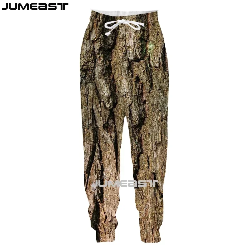 Jumeast Brand Men Women 3D Printed Bark Oversized Streetwear  Casual Long Pants Sweatpants Fashion Spring Autumn Trousers