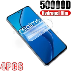 4Pcs Hydrogel Film For Realme 13 Pro 12 Plus 12 4G 12 Lite Screen Protector Realme 12 Pro 12+ 5G 12x Protective Film