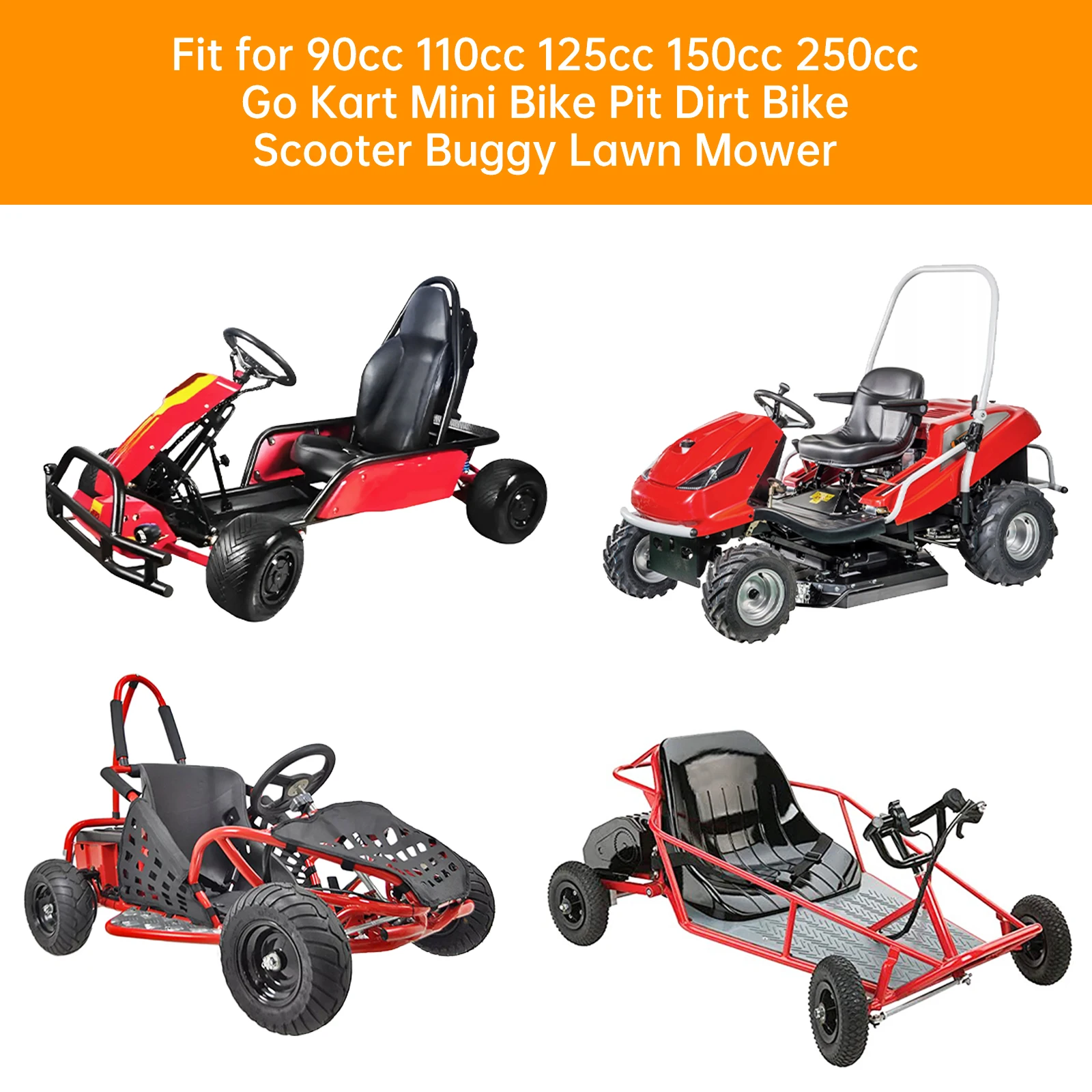 Universal 190cm Motorcycle Throttle Cable for 90cc 110cc 125cc 150cc 200cc 250cc Go Kart Mini Pit Dirt Bike Gas Scooter Buggy