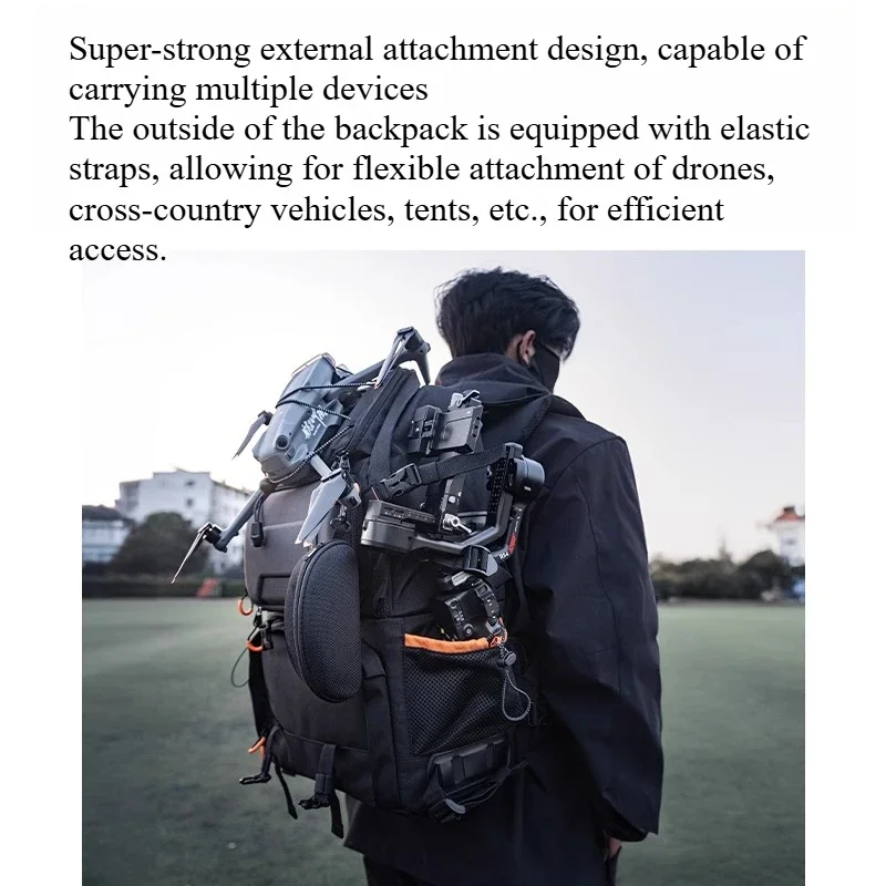 Photography SLR Camera Bag - Outdoor Large Capacity Dual-Shoulder Backpack - Multi-functional Mountaineering Backpack - PB01