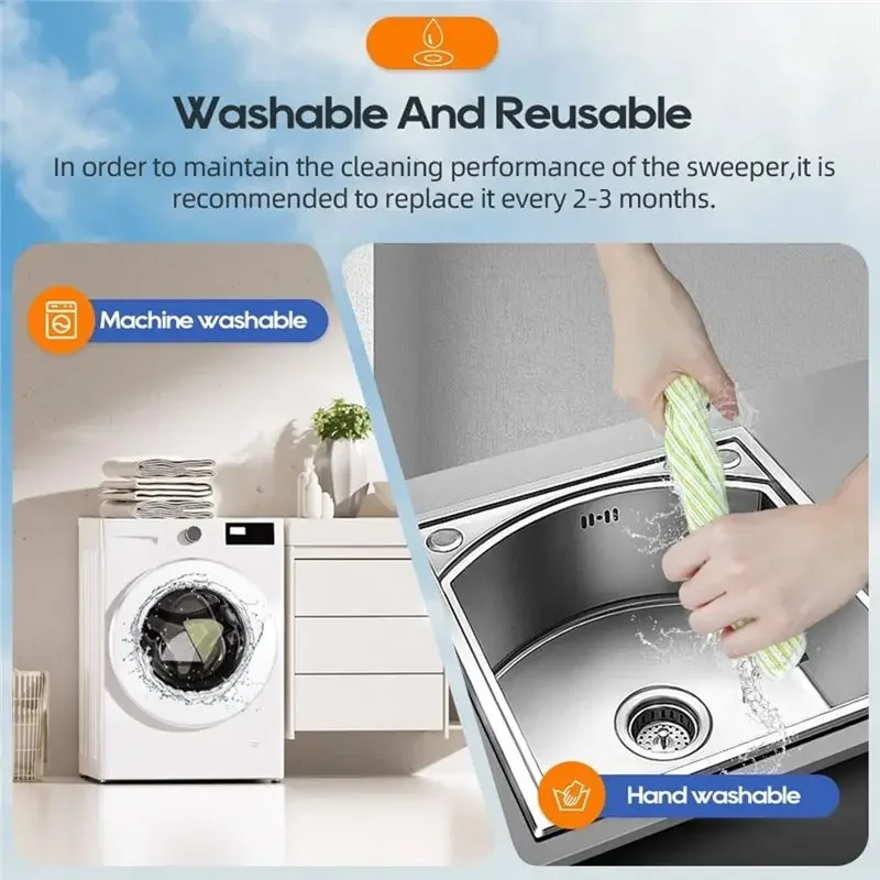 For Shark Matrix Plus AI Ultra 2-In-1 Robot Vacuum Compatible 6-Pack Mop Pads For Models AV2610WA, RV2610WA AV2620WA,