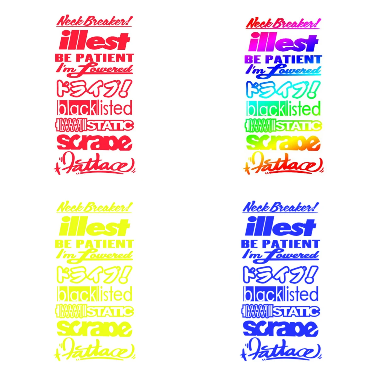 

Auto Body Bumper Windows Motorcycle Laptop Walls Film Decal Car Tuning Accessories