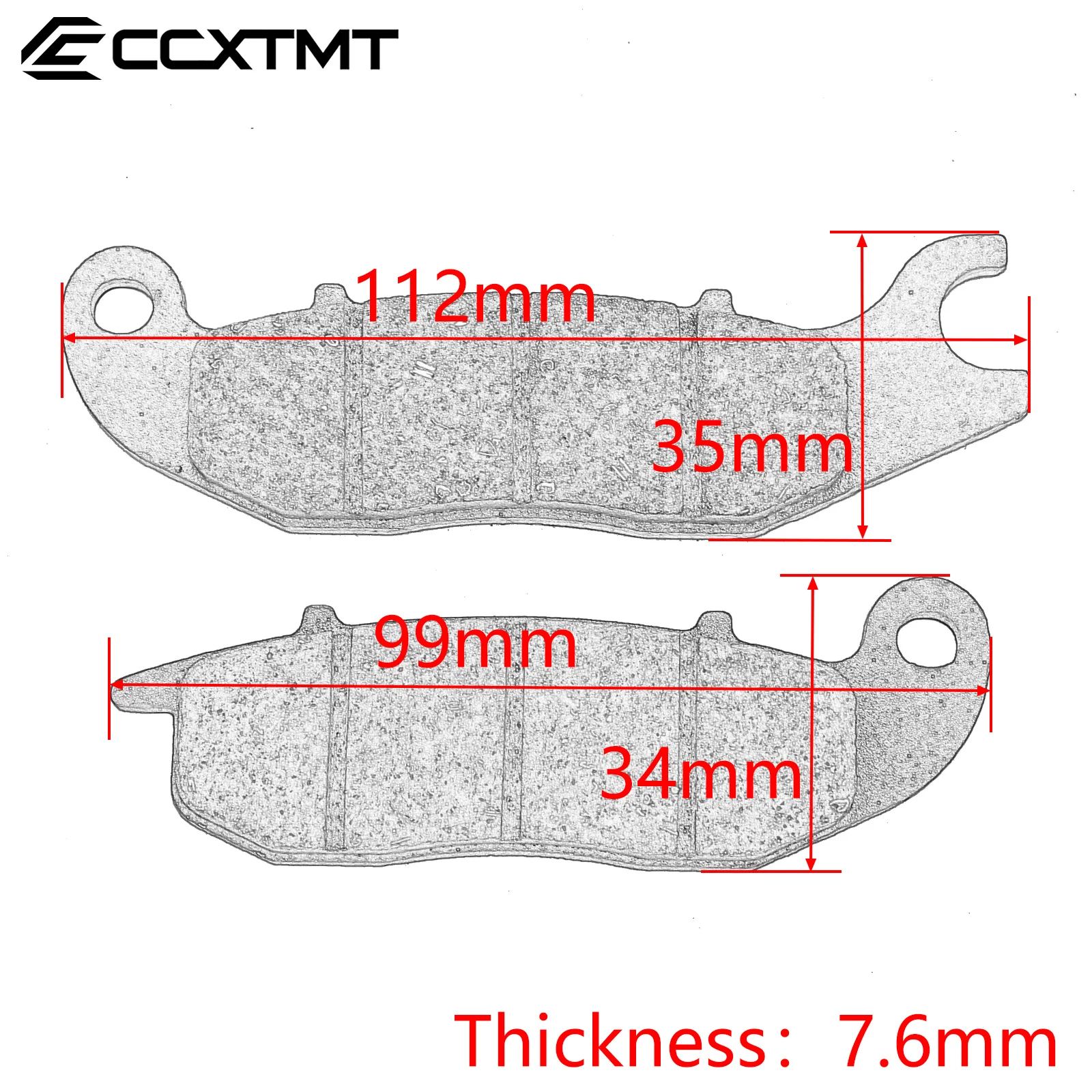 Motorcycle Front Rear Brake Pads Fit For HONDA ANF125 3 5 T5 6 T6 A Innova CBR125 M9 MA MB MD ME R4 R5 RSS RS6 MSX125 D E Parts